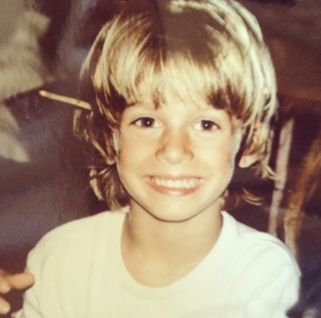 Gonzalo Campreciós de niño